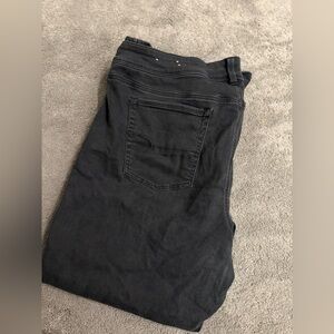 AE black kick boot pant